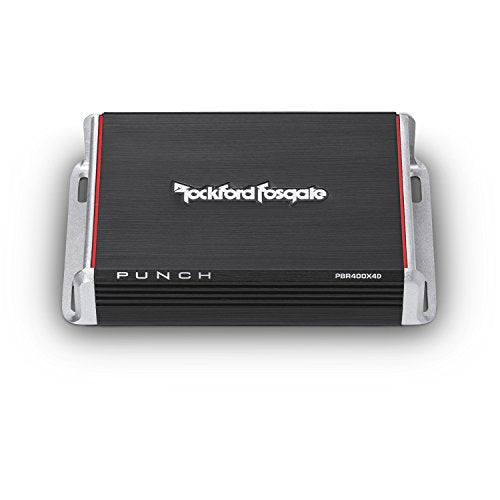 Rockford Fosgate Punch PBR400X4D Compact Chassis 400-Watt Full-Range 4-Channel Amplifier Rockford Fosgate Punch PBR400X4D Compact Chassis 400-Watt Full-Range 4-Channel Amplifier